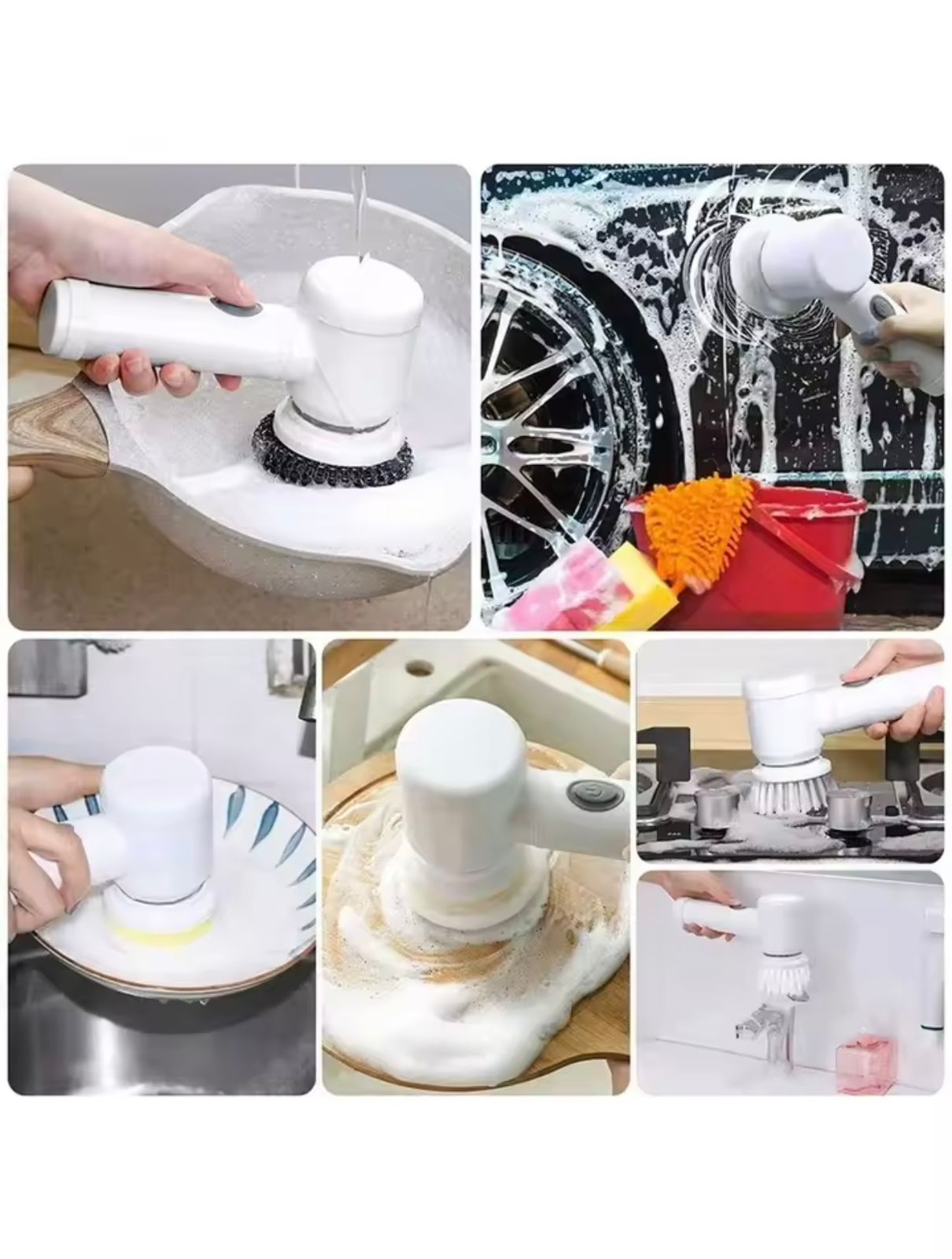 Cepillo Eléctrico de Limpieza Potente